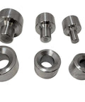 Three Piece Dimple Die Set For Metal Fabrication In One Half Inch Three Quarter Inch And One Inch Dies Heavy Duty Steel