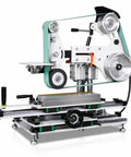 Drop Dead Solid 1500W Belt Grinder Sander 2X72 Variable Speed Floor Machine with grit wheel for metal polishing and knife making.