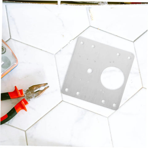 Four Pack Stainless Steel Hinge Repair Plate Kit With Mounting Screws For Door And Cabinet Hinges Brackets Quick Fix For Furniture And Kitchen Cupboards