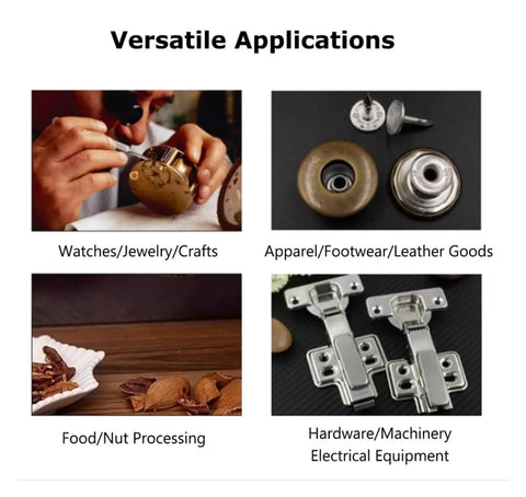 Versatile Manual Arbor Press And Premium Leather Hole Puncher, Tough As Nails Workshop Tool for diverse applications in crafts.