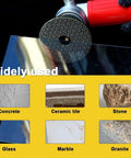 Electroplated Diamond Sanding Paper Sheet Pad 60 Grit 4 Inch Hook And Loop Backing on metal, concrete, marble surfaces