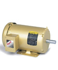 Single General Purpose 3-Phase AC Motor 1 HP 56 Frame TEFC Enclosure 3450 RPM 60Hz Dual Voltage 230/460V sealed ball bearing