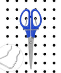 Stainless Steel Double Loop Pegboard Hooks Set For Plier Holders 16 Piece Heavy Duty Tool Organizer Display Hooks on pegboard