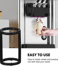 Replacement I Shaped Silicone Sealing Ring for Ice Cream Machine, black rubber gasket shown with soft serve maker in use
