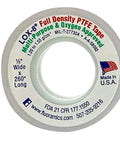 LOX-8 Full Density Thread Seal Tape, Half Inch Wide By Two Hundred Sixty Inch Long, ultra durable, high and low temperature ready