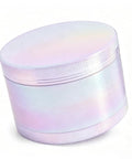 2 Inch Spice Grinder For Kitchen, Dope Compact White Rainbow Herb Grinder, Easy Grip Mini Grinder For Spices Salt Pepper Seeds