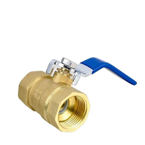 Rock Solid Brass Ball Valve With Smooth Turn BSP Thread Pipe Fitting engineered for zero drip fluid control, 1-1/2 inch size.