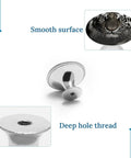 Round Stainless Steel Cabinet Knobs With Screws For Dresser Kitchen And Bathroom Rust Resistant Drawer Knob Single Hole Pull Boss Modern Closet Hardware Easy Install, tiger print