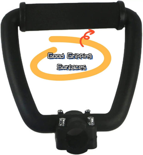Universal Loop Handle Bar Mounting Hardware Kit For Weed Eater Trimmers Replacement Trimmer Handlebar No Fuss Easy Grip Upgrade For Garden And Lawn Care Fits Stihl And Other Models Style 2 close-up view of loop handle with ergonomic grip.