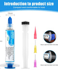 Sn99 Ag0.3 Cu0.7 Lead Free Solder Paste In A 5 Ml Syringe No Clean High Temperature Melt At 217 C With Smooth Flux 11.2 Percent