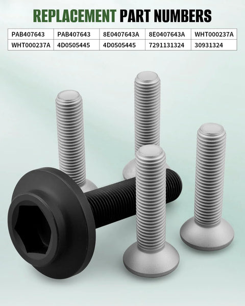 Heavy Duty Wheel Hub Bearing Bolt Kit For Audi And Porsche Macan Replaces OEM 8E0407643A PAB407643 Steel Direct Fit Replacement