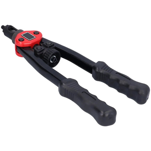 Rivet Nut Gun Stainless Steel BT605 Manual Riveting Tool Kit with ergonomic black handles and red accents