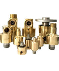 Two Way Rotating Joint Hose Fitting DN25 One And Three Eighths Inch Brass No Leak Seal 360 Degree Rotation Smooth Operation Anti Kink Design Built To Last For High Pressure Plumbing And Irrigation, brass fittings