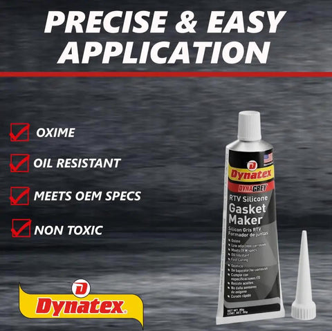 High Temp RTV Silicone Gasket Maker 85g Tube For Auto Use, 500F Heat Resistance, Sensor Safe, Non Corrosive Sealant