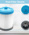 Must Have Replacement Vacuum Filter Kit For A11 Hero A10 Hero A10 Master A11 Master Pure One S11 Cordless Vacuum Cleaner post-filter details