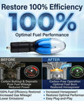 Plug And Play Gas Saver Device For Cars And Trucks 2 Pack Universal Fuel Economizer Easy Install Portable Automotive Fuel Saver For Gas Diesel Drive Farther And Maximize MPG illustration with efficiency restoration.