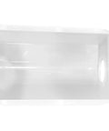 Top view of a Refrigerator Ice Container Replacement Bin W10850492 Replaces AP5989704 W10138193 W10670844 durable plastic ice tray