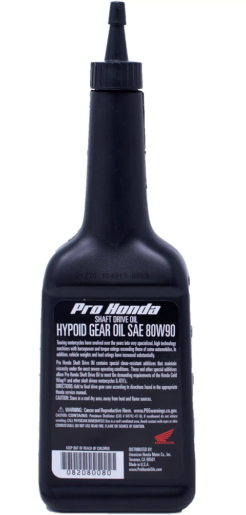 Honda Pioneer 1000 Oil Change Kit with Spark Plug for 2016 to 2024 models, Honda Shaft Drive Oil bottle, SAE 80W90