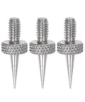 3 Pack Needle Point Contact Points For Dial Indicators And Depth Gauges, R0.15 Tip, M2.5 Thread, 7mm Length, 303 Stainless Steel Pointed Head