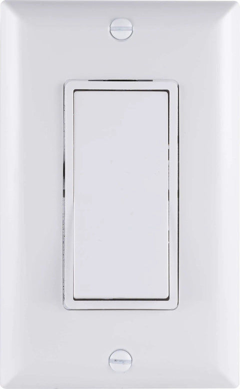 Five Pack Paddle Rocker Light Switches Single Pole On Off Replacement For Electrical Light Switches And Ceiling Fan Switches UL Listed White Grounding Switches For Easy Home Upgrades And DIY Projects