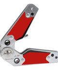 Dope Heavy Duty Welding Magnet With 77 Lbs Pull Power For Steel And Metal Works Adjustable Angle From 20 To 200 Degrees Red Size M with angle adjustment feature