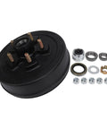 Genuine Heavy Duty 10 Inch Trailer Brake Hub Drum With 5 Bolts And 5 On 4.5 Inch Pattern For 3500 Lbs Trailers Anti Corrosion Hub Assembly components layout.