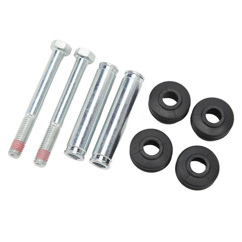 Front Brake Caliper Slider Pin Guide Kit With Heavy Duty Metal And Rubber Stops Direct Swap For Suzuki Jimny 1998 To 2023 Repair Job, 78mm x 8mm