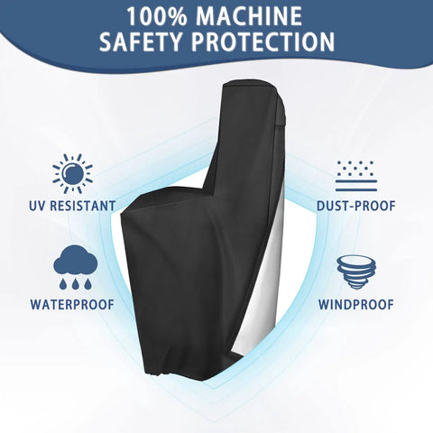 Water Softener Cover 600D Waterproof Oxford Cloth Built Tough Outdoor All Weather Protection Grey 64in H x 40in W x 16in D