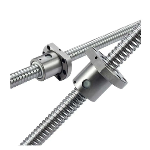 Brand New SFU1610 Steel Ball Screws Kit With Bearings And Lead Screw Nut For CNC Router Milling Machines Super Durable Alloy Build Speed Boost High Eff, shown with two screw nuts and threaded shafts