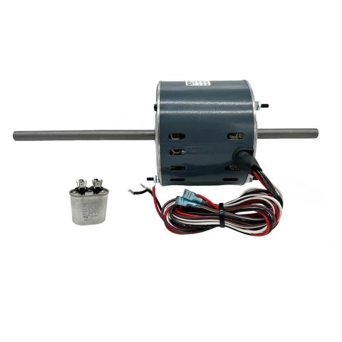 RV Air Conditioner Fan Motor 1/3HP 115V Dual Speed With Capacitor Included, fits Fasco D1092 Broad Ocean model.