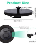 Floating Solar Fountain For Bird Bath And Outdoor Ponds, Sun Powered Water Pump With No Battery Or Wiring, Easy To Use In Gardens