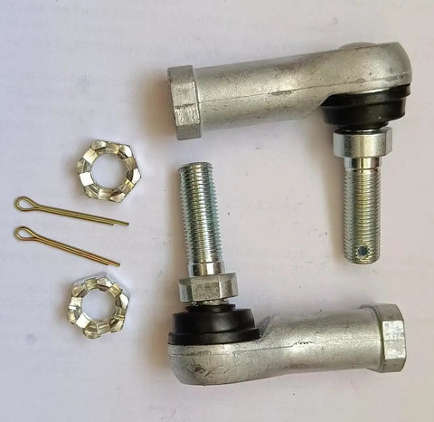 Steering Tie Rod End Replacement For Yamaha Rhino 450 660 700 And Wolverine UTVs Can-Am Commander 800 1000 2011 Beefed-Up OEM-Grade Fit Meets OEM Specs With 5UG-F3841-00-00 5B4-23841-00-00 Durable UTV Steering Component, with bolts and cotter pins