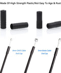 Must Have Premium Bicycle Cable End Caps Set, 20 Pieces 4mm And 5mm For Shifter And Brake Cables, durable plastic protection