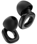 Ultra Soft Sleep Ear Plugs For Quiet Nights And Restful Sleep Reusable Noise Reduction Ear Plugs with Comfortable Fit in black silicone
