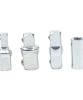 Versatile Ratchet Socket Adapters Set For One Quarter To One Half Inch Drives Converts And Reduces Socket Sizes Chrome Vanadium Steel Heavy Duty