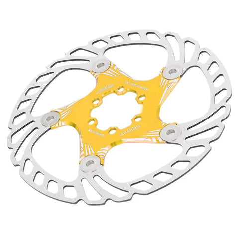 Straight Fire Mountain Bike Disc Brake Pads 180Mm Five Nail Design Hydraulic Mechanical Compatible Stainless Steel Aluminum Alloy rotor with five point contact design.