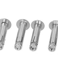 304 Stainless Steel Ceiling Mount Hook For Hammocks And Swings, Beefy 500Kg Load Capacity, Anti Rust Hanging Hardware For Aerial Yoga, Yoga Hammock And Outdoor Swing Mount DG-08, four anchors