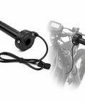 Throttle Handle With Rolling Bearing Quick Twist Grip And Cable Kit For Yozma IN10 E Bike Electric Dirt Bike Durable Aluminum Nylon Build Easy Replacement For Rugged Ride