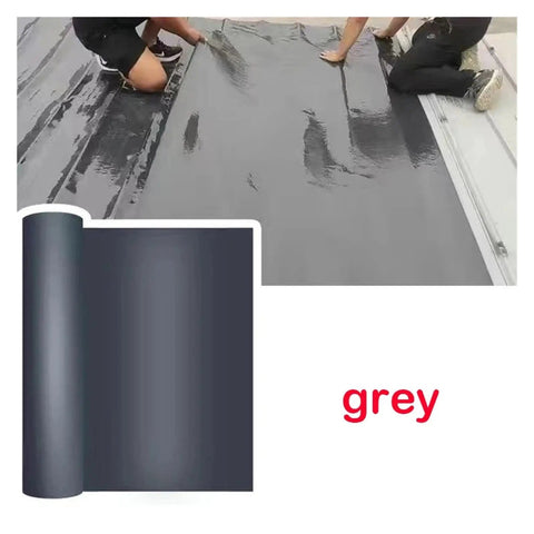 Waterproof Heat Insulation Adhesive Tape For Walls And Roofs Leakproof Repair Tool That Sticks In One Press Gray Two Layer Roll