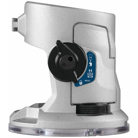 Side view of Colt 1.25 HP Variable Speed Palm Router with ergonomic design and rugged base for precision woodworking.