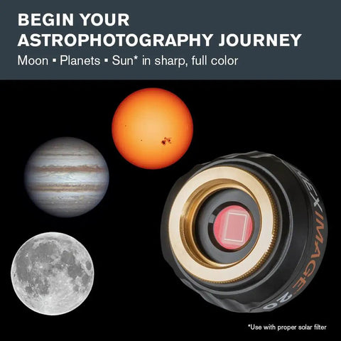 Dope 20 MP Solar System Camera With AR2020 Back Illuminated Sensor For Ultra Crisp Moon Planets And Solar Imaging USB C ROI Autoguiding