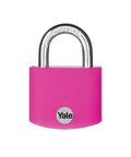 Pink Covered Aluminum Padlock With Three Keyed Alike Keys For Indoor And Outdoor Use Great For Gym Lockers Toolboxes And More Built Tough And Weatherproof Lock