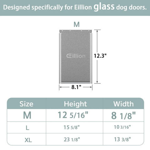 Medium Dog Door Replacement Flap For Sliding Glass Pet Doors Fits Medium Size Doors Secure Fit Easy Installation