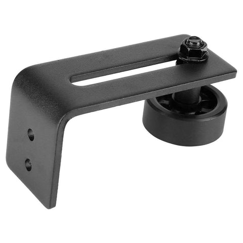 Carbon Steel Adjustable Wall Or Floor Roller Guide For Barn Door Hardware Black Finish Heavy Duty Mount Smooth Quiet Glide Fits 76mm Thick Doors Durable Construction