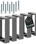 Three-Quarters Inch Single Gang Outlet Box Extenders Pack Of Five, UL Listed, Includes Screws, Flush Mount Electrical Box Risers