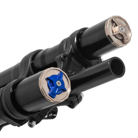 Close-up of Front Fork Suspension Upgrade For Sur-Ron Light Bee X LBX Talaria Sting MX3 R MX4 Talaria XXX Segway X160