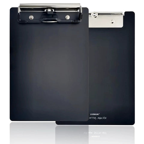 Compact Aluminum Clipboard For A6 Memos With Pen Holder And Steel Low Profile Clip Pocket Size Note Pad Tray Built Tough