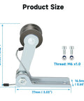 Heavy Duty 126 Link Drive Chain With Chain Tensioner Replacement For Razor MX350 MX400 SX350 ZR350 shown with measurements