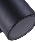 Close-up of Outdoor Porch Light 2 Pack With Aluminum Cylinder And Tempered Glass Cover Waterproof Wall Sconces, rust resistant.