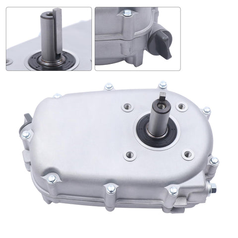 Half Speed Reduction Gearbox With Built In Clutch For GX270 Engine, 13HP Power Reducer, aluminum and iron, with rotatable oil plug